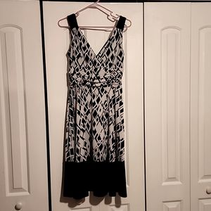 Black and white dress